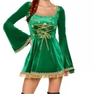 Sassy Fiona costume with Gold ears and tiara Accessories Halloween